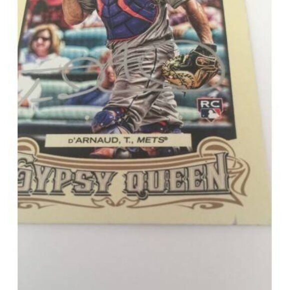 2014 TOPPS GYPSY QUEEN TRAVIS D'ARNAUD METS IP AUTO #92 (043) - Picture 2 of 3